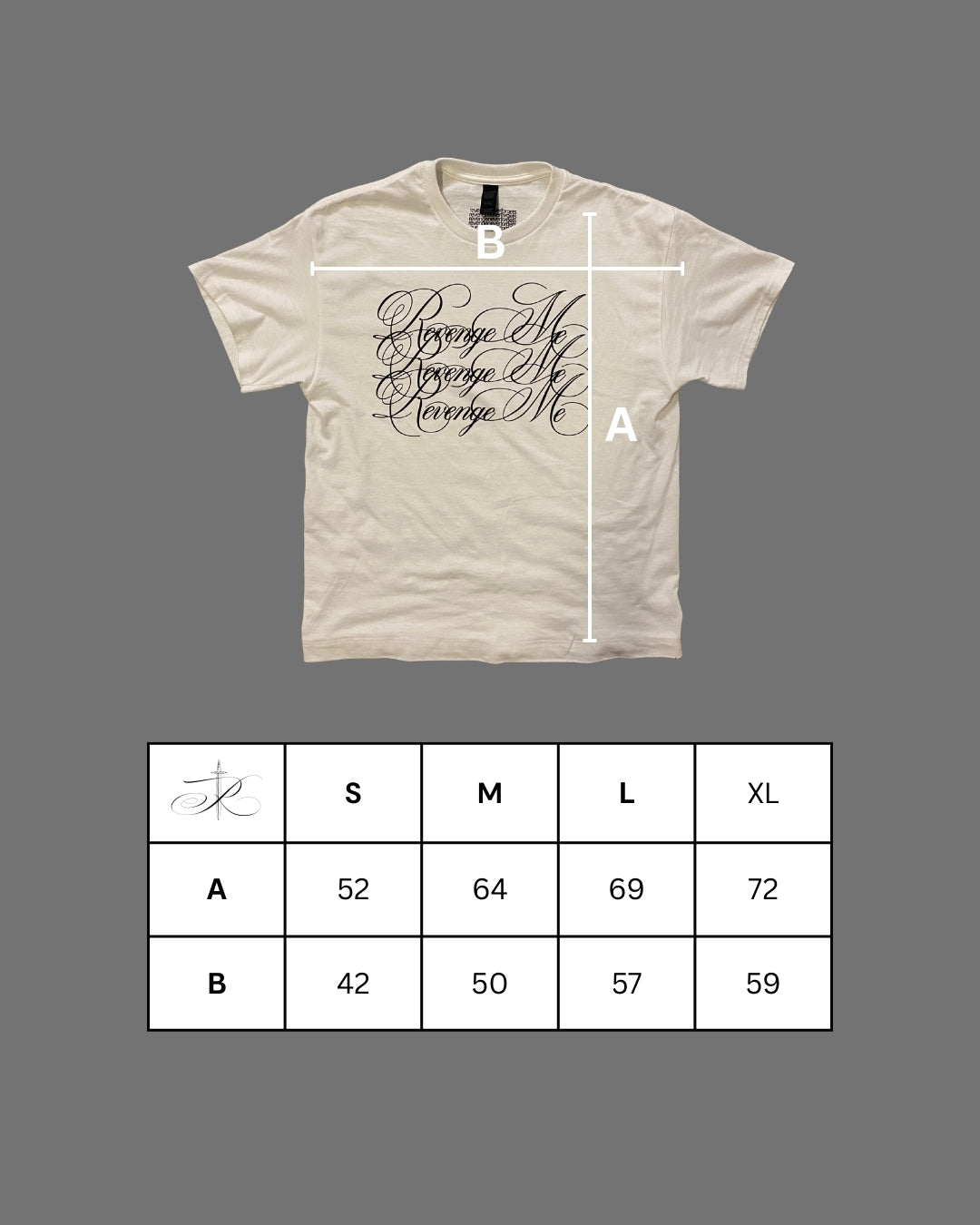 “REVENGE ME” t-shirt bianca