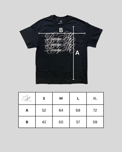 “REVENGE ME” t-shirt nera