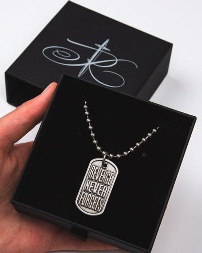 "soldier chain" (silver)